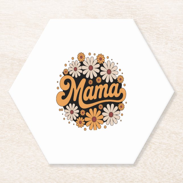Porta-copo De Papel Autumn Pumpkin Mama (Frente)