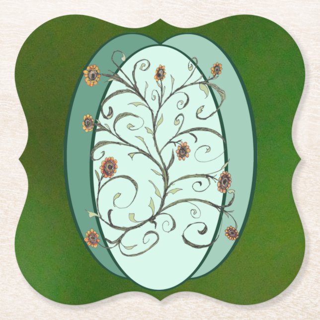 Porta-copo De Papel Autumn Vine (Frente)