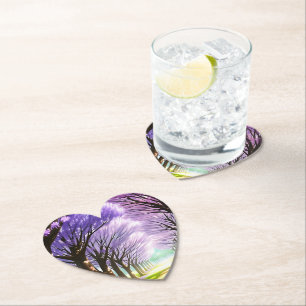 Porta-copo De Papel **"Avenida da Elegância: Linha Roxa Jacaranda Roxo