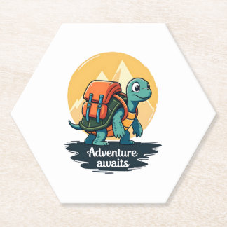Porta-copo De Papel Aventura Aguarda é Aventuras de Caminhada é Aventu