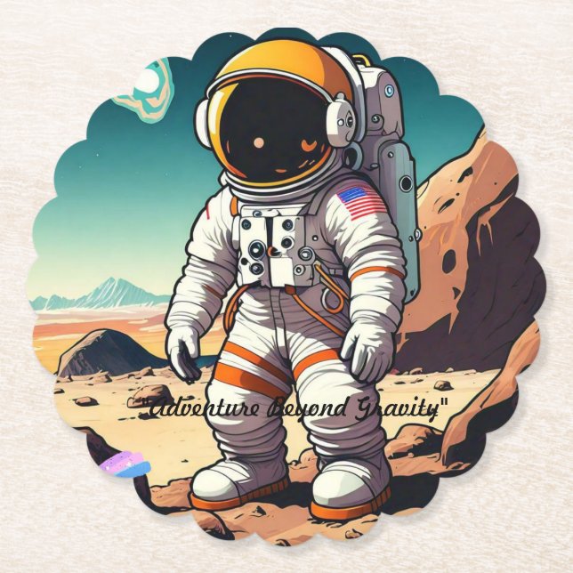 Porta-copo De Papel "Aventura nas Estrelas" (Frente)