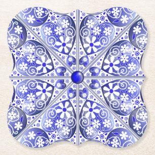 Porta-copo De Papel Azul cerâmico de Grécia