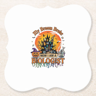 Porta-copo De Papel Babaçu Biólogo Quebrado Halloween Castelo Assombra