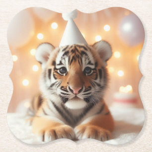 Porta-copo De Papel Baby Reveal Tiger