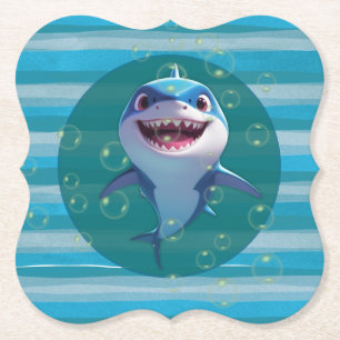 Porta-copo De Papel Baby Shark Decorações de Papel