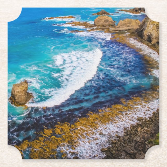 Porta-copo De Papel Baía De Roaring No Ponto Nugget (Frente)