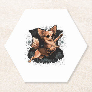 Porta-copo De Papel Balé Chihuahua Ballerina dança