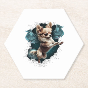 Porta-copo De Papel Balé Chihuahua Ballerina dança