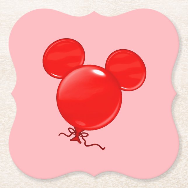 Porta-copo De Papel Balloon Paper Coaster (Frente)