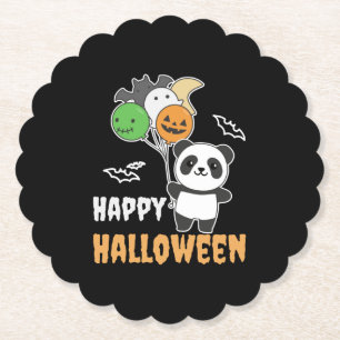 Porta-copo De Papel Balões De Panda Halloween Para Crianças E Pandas C