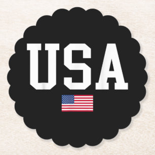 Porta-copo De Papel Bandeira Americana Patriótica dos EUA Para Homens