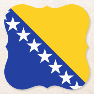 Porta-copo De Papel Bandeira da Bósnia e Herzegovina