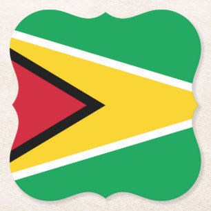 Porta-copo De Papel Bandeira da Guiana (Guiana)