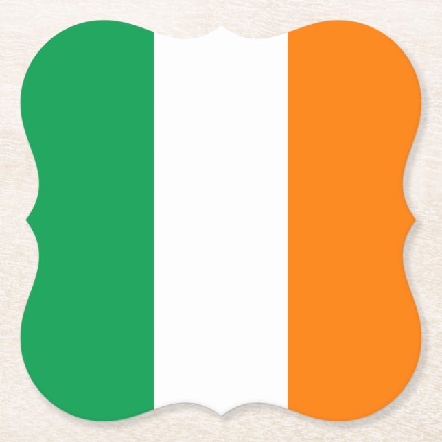 Porta-copo De Papel Bandeira da Irlanda (Irlandesa) (Frente)