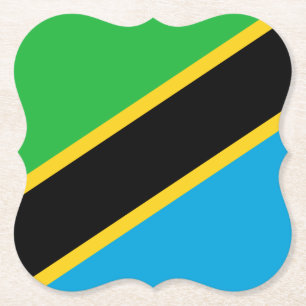 Porta-copo De Papel Bandeira da Tanzânia