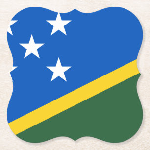 Porta-copo De Papel Bandeira das Ilhas Salomão
