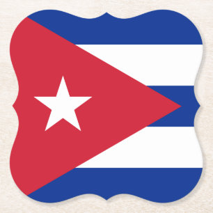 Porta-copo De Papel Bandeira de Cuba
