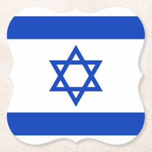 Porta-copo De Papel Bandeira de Israel