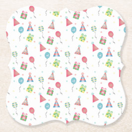 Porta-copo De Papel Bandejas de Aniversário de Presentes de Chapéus de