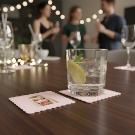 Porta-copo De Papel Barb Paper Coaster