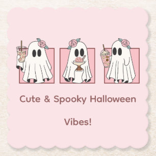Porta-copo De Papel Bases de Papel de Halloween Fofas e Assustadoras –