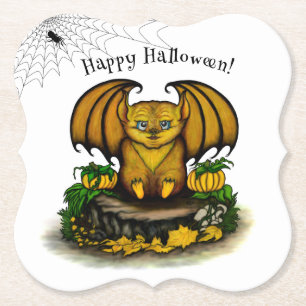 Porta-copo De Papel Bat Bonito do Halloween