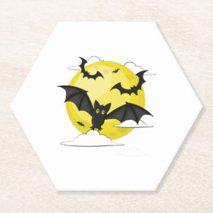 Porta-copo De Papel Bat Halloween