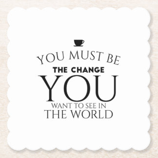 Porta-copo De Papel Be change black