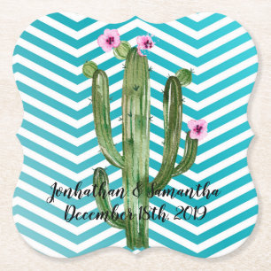 Porta-copo De Papel Beber Coasters Boho Cactos Cactus Suculenta Boêmi