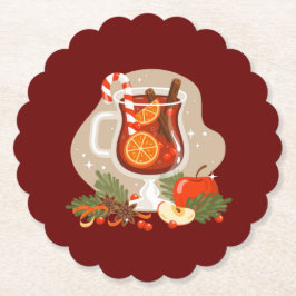 Porta-copo De Papel Bebida natalina