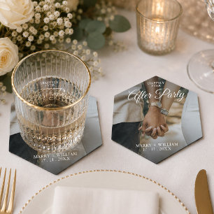 Porta-copo De Papel Bebida Personalizada Casamento Felizes para Sempre