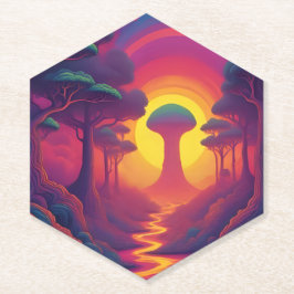 Porta-copo De Papel Beginning of The Fall Art