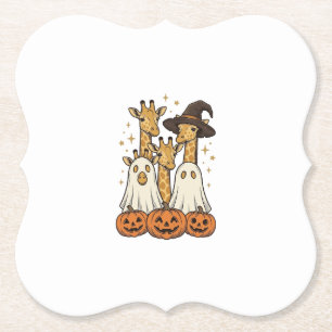 Porta-copo De Papel Bela Camisa de Halloween Girafa Fantasma Abóbora D