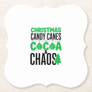 Porta-copo De Papel Bengalas de Natal Cacau Caos Design