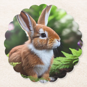 Porta-copo De Papel "Betsy the Bunny: um doce castanho e delícia branc