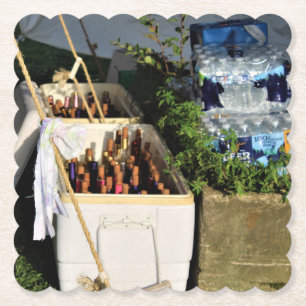 Porta-copo De Papel Bibelinhos de festa de vinho