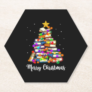 Porta-copo De Papel Biblioteca de Livros de Leitura de Árvore Feliz de