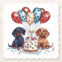 Birthday Dachshund Dogs