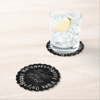 Black and White Spider Web Modern Happy Halloween