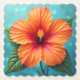 Porta-copo De Papel Blaze tropical: O Hibiscus havaiano