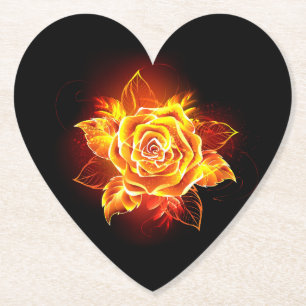 Porta-copo De Papel Blooming Fire Rosa