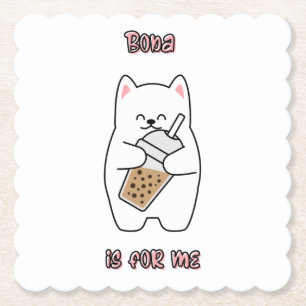 Porta-copo De Papel Boba É Para Mim