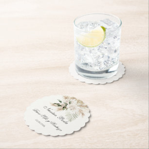 Porta-copo De Papel Boho Wedding Espanhol