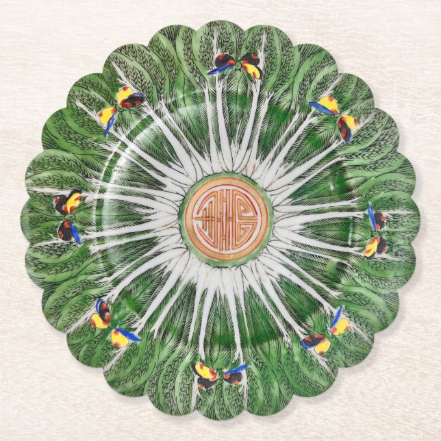 Porta-copo De Papel Bok Choy Paper Coaster (Frente)