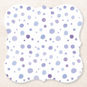 Porta-copo De Papel bolinhas pintadas à mão