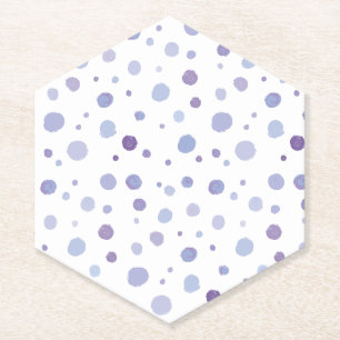 Porta-copo De Papel bolinhas pintadas à mão