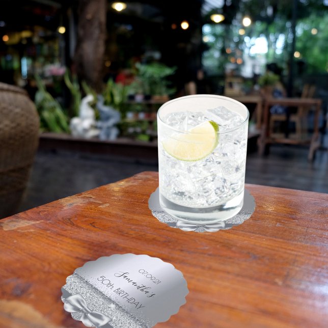 Porta-copo De Papel Bolsa mensageifesta de aniversario elegante arco p (Criador carregado)