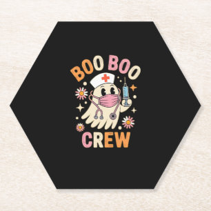 Porta-copo De Papel Boo Boo Crew Halloween Enfermeira Fantasma Essenci