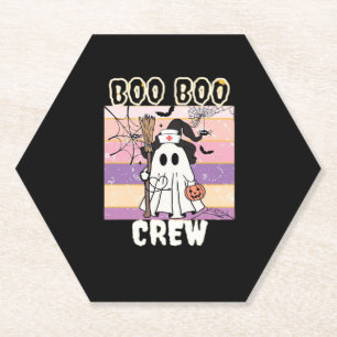 Porta-copo De Papel Boo Boo Crew Halloween Enfermeira Fantasma Essenci