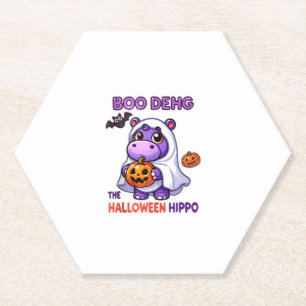 Porta-copo De Papel Boo Deng O Halloween Hippo Cute Bouncy Pig Costu